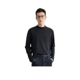 Чёрный, средний воротник