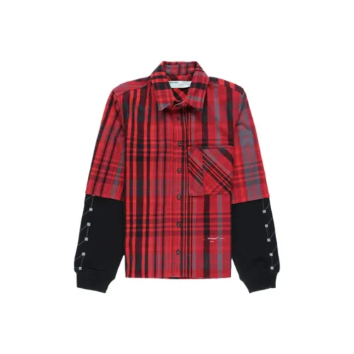 Off Белый FW19 Мужские Рубашки