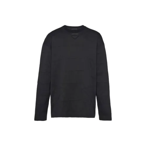 PRADA Мужские черные T-рубашки