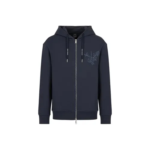 ARMANI EXCHANGEAE SS23 Толстовка Мужской Темно-синий