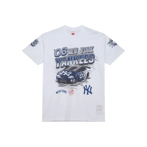 MITCHELL NESS New York Yankees SPEEDWAY T-Shirt Мужской Белый