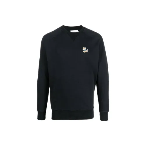 Maison Kitsune Мужские черные свитшоты