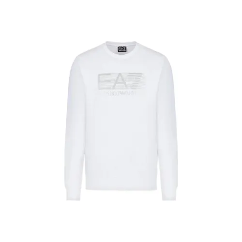 EMPORIO ARMANI EA7 FW22 Толстовка Мужской Белый