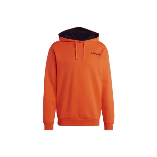 Adidas TX LOGO HOODY Hoodie Мужской Оранжевый