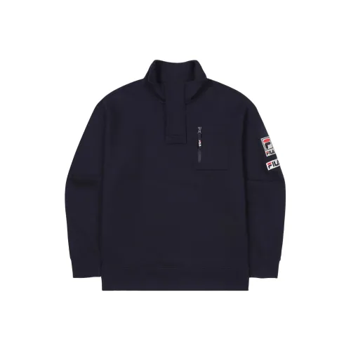 FILA Темно-синий Унисекс Свитшоты