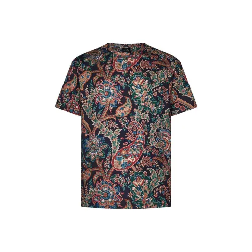ETRO Мужские черные T-рубашки