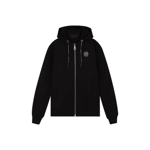PHILIPP PLEIN Мужские черные свитшоты