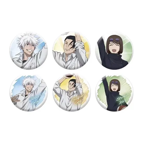 MOVIC Саторо Годжо Сугуру Гето Акико Коусака Магическая битва Basketball Collection Коллекционный Аврора Значок Значки