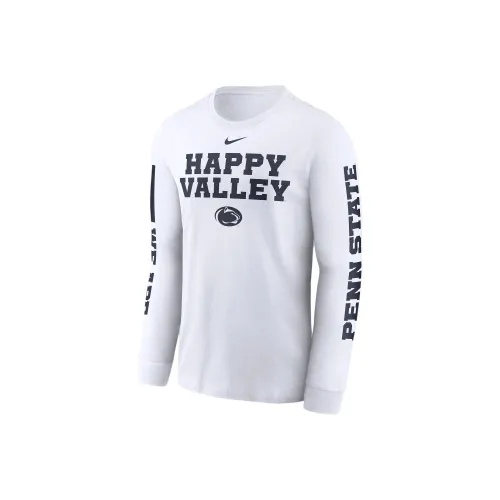 Nike College FW24 Penn State Nittany Lions Local Spirit Слоган T-Рубашка Мужская Белая