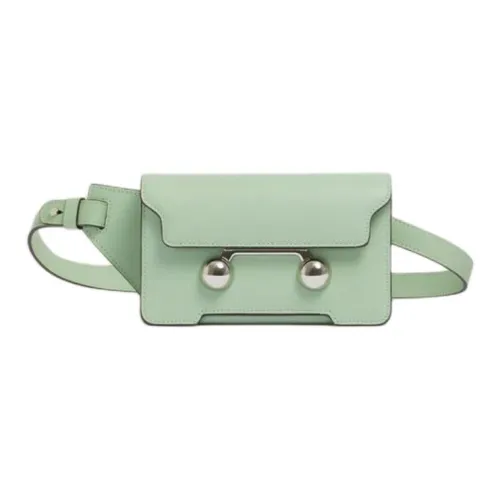 Marni Trunkaroo Телячья кожа Сумка через плечо Мужская Светло-зеленая