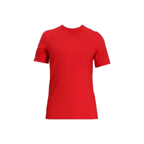 BALMAIN Red Men's T-Shirts BALMAIN Красные Мужские Футболки