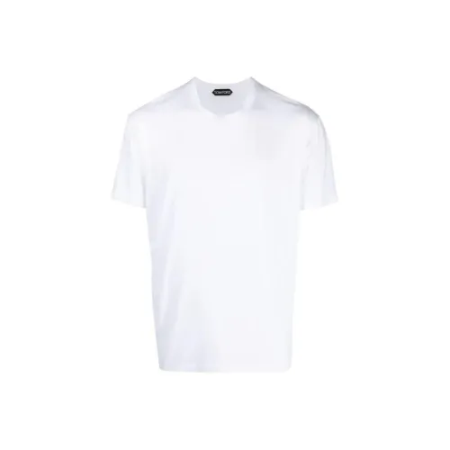 TOM FORD Белая Мужская T-рубашка