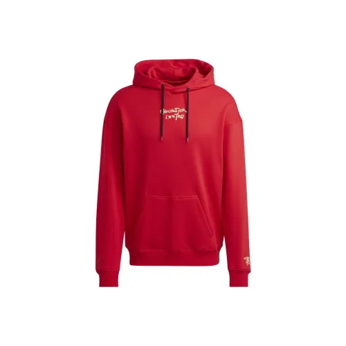 Adidas Red Men's Hoodies Адидас Красный Мужские Толстовки