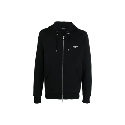 BALMAIN Черные Мужские Свитшоты