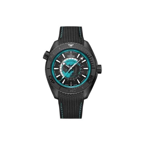 OMEGA Автоматический Механический Часы Мужские Seahorse Series Ocean Universe 45,5 мм Черные