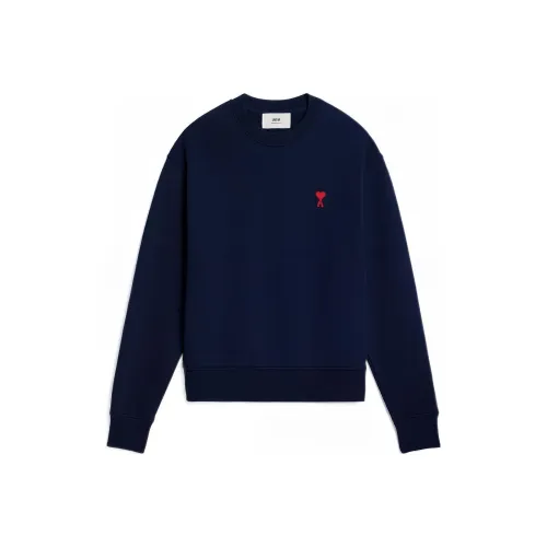 AMIPARIS SS23 Свитшот Унисекс Морской Синий