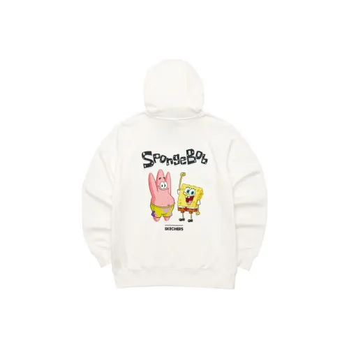 Skechers SpongeBob SquarePants Зефирный белый/0074 Унисекс Свитшоты