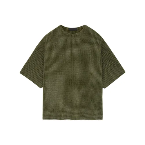 Fear of God ESSENTIALS Вечнозеленый/Военный стиль Мужская T-рубашка