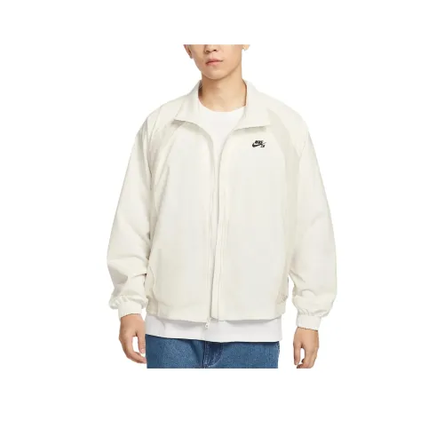Nike Куртка Мужская Парусный Белый Светлый Кость Черный