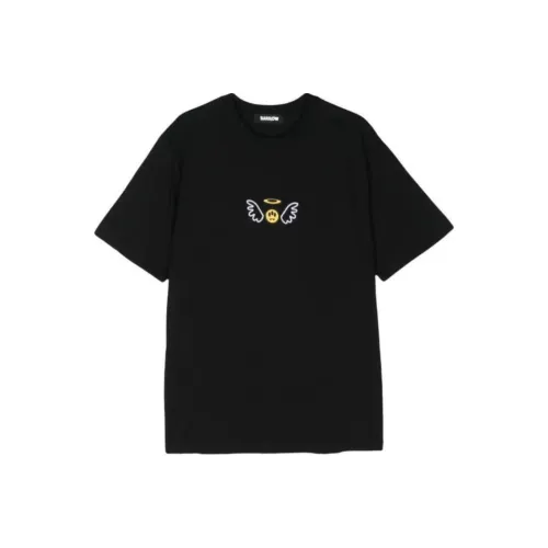 Барроу T-рубашка с принтом "Ангел" мужская черная