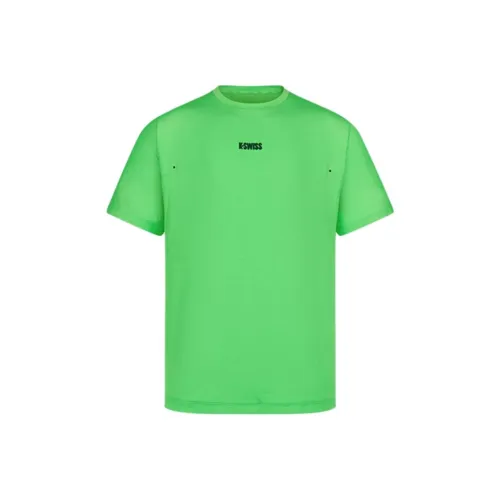 K·SWISS Бирюзовый Мужской T-Рубашки