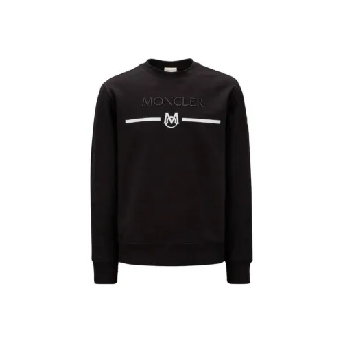 MONCLER Черные Мужские Свитшоты