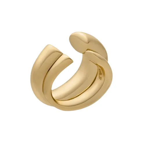 EMPORIO ARMANI Медный сплав Нижняя заколка Серьги On Женские Золото