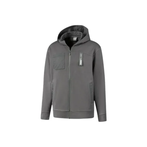 PUMA NU TILITY Толстовка Мужская Lime Gray