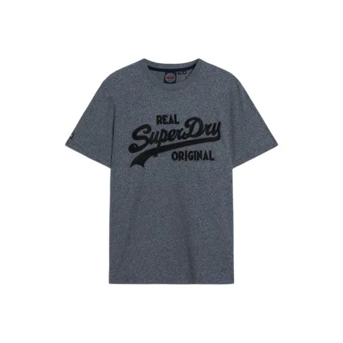 SUPERDRY Мужские синие футболки