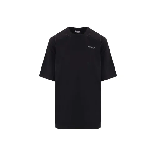 Off Белый FW24 T Рубашка Мужская Черная
