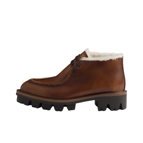 PRADA Ankle Длина Сноубутсы 4,5 см Женские Коричневый