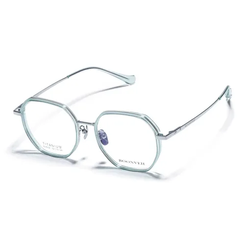 BOONVEII Полутитан Нерегулярная форма Оправа для очков Унисекс