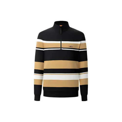 Biyin Leufen Длинный рукав Т-рубашка Мужская Хаки