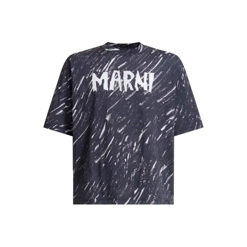 MARNI Розовый/Синий Мужские T-Рубашки