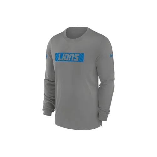 nike Detroit LionsDri Форма FW24 T Рубашка Мужская Серый