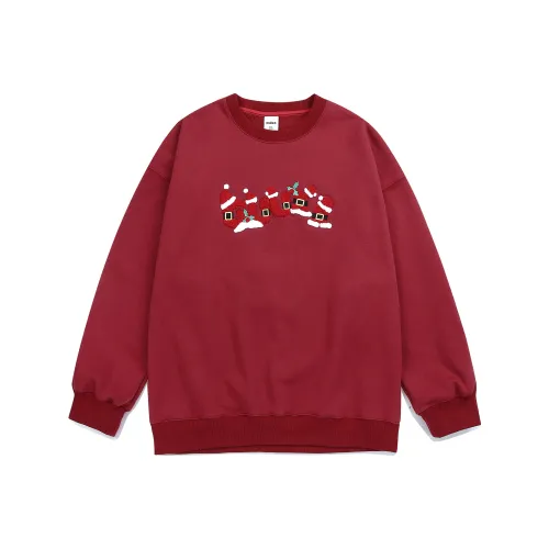 Guuka Темно-красный Унисекс Свитшоты