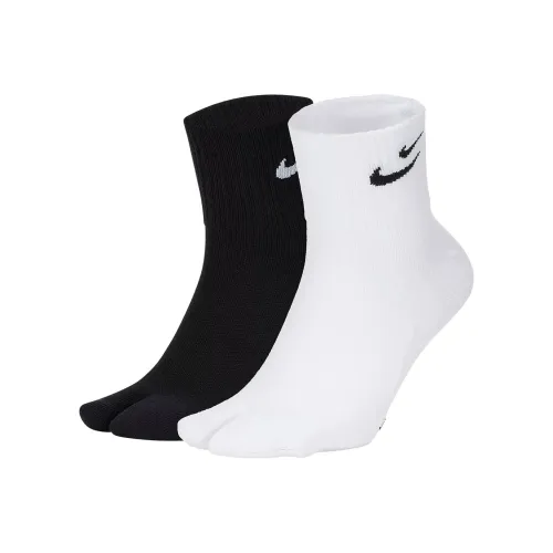 NIKE 2 шт черный/белый унисекс MID носки до икры