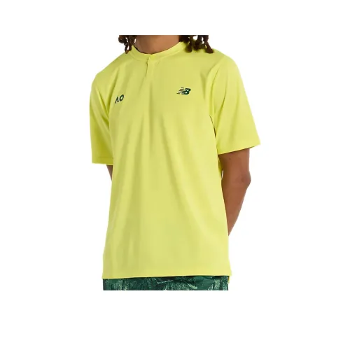 New Balance Tournament Top T Рубашка Мужская Желтая
