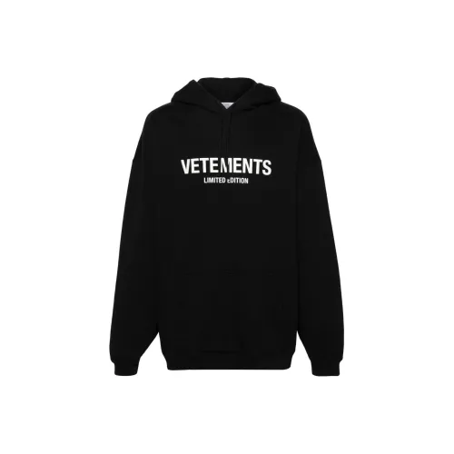 Vetements Толстовка Унисекс Черный