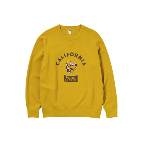 UNIQLO Земляной желтый Унисекс Свитшоты