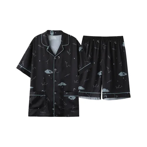 Pretty Lady Пижамный комплект Мужской Черный