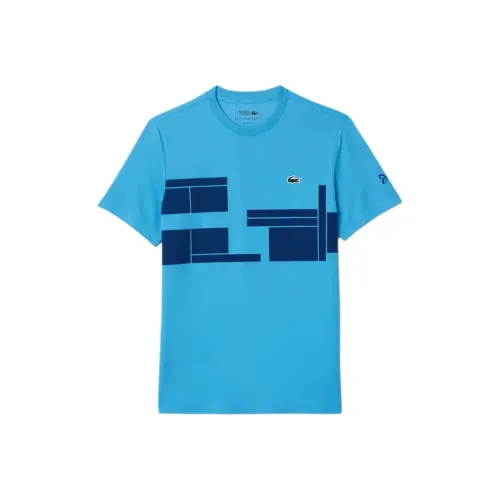 Lacoste x NUOWAKE LIANMINGKUAN Рубашка Мужская Синяя