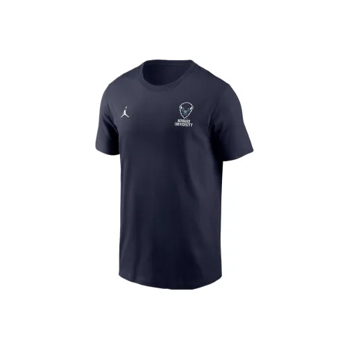 nike Howard FW AW24 Мужская рубашка Jordan College T-Shirt Мужская рубашка Navy Blue