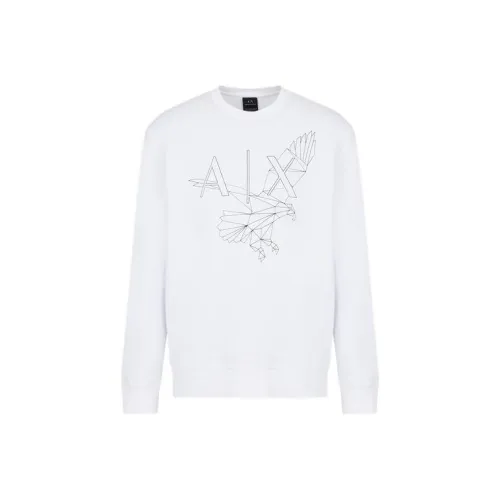 ARMANI EXCHANGE SS23 Толстовка Мужской Белый