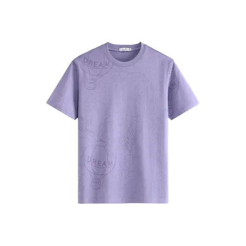 Dance with Wolves T-Shirt Мужская Светло-фиолетовая