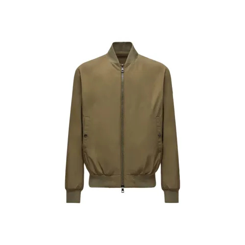 Moncler Куртки и Пальто Мужской Оливковый