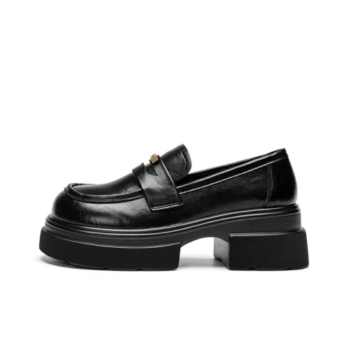 EXULL Q Лоферы 6 см Женские Черные