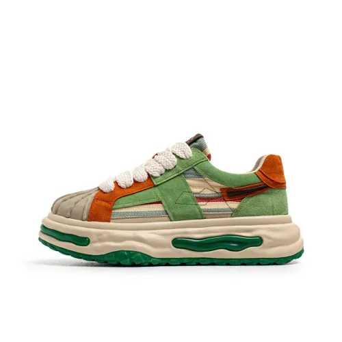 Grumpy Ram Slip-resistant Abrasion-resistant Low-top Skateboard Shoes Men's