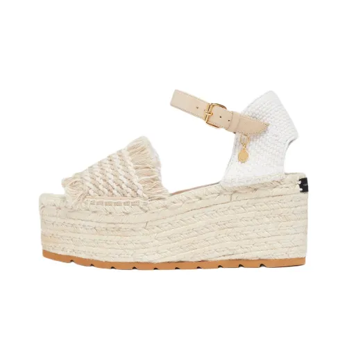 Stella McCartney Gaia One Strap Sandals 8 cm Women's Beige