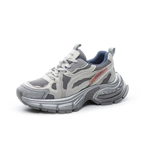 CHOVO Противоскользящий Дышащий Легкий Увеличивающий Высоту Низкий Топ Обувь с Толстой Подошвой Женская